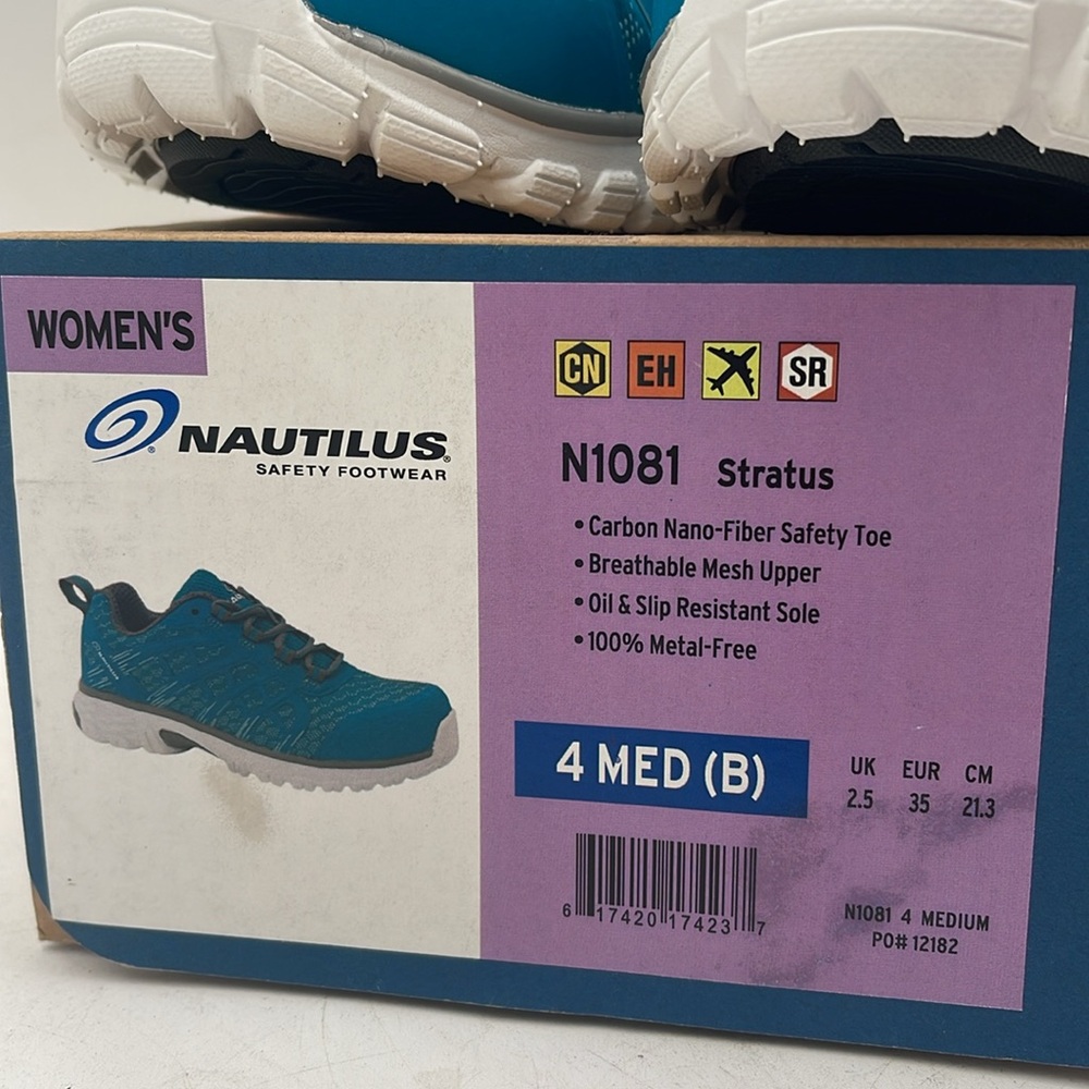 NEW Nautilus Safety Footwear Stratus Womens sz 4 - Picture 2 of 9